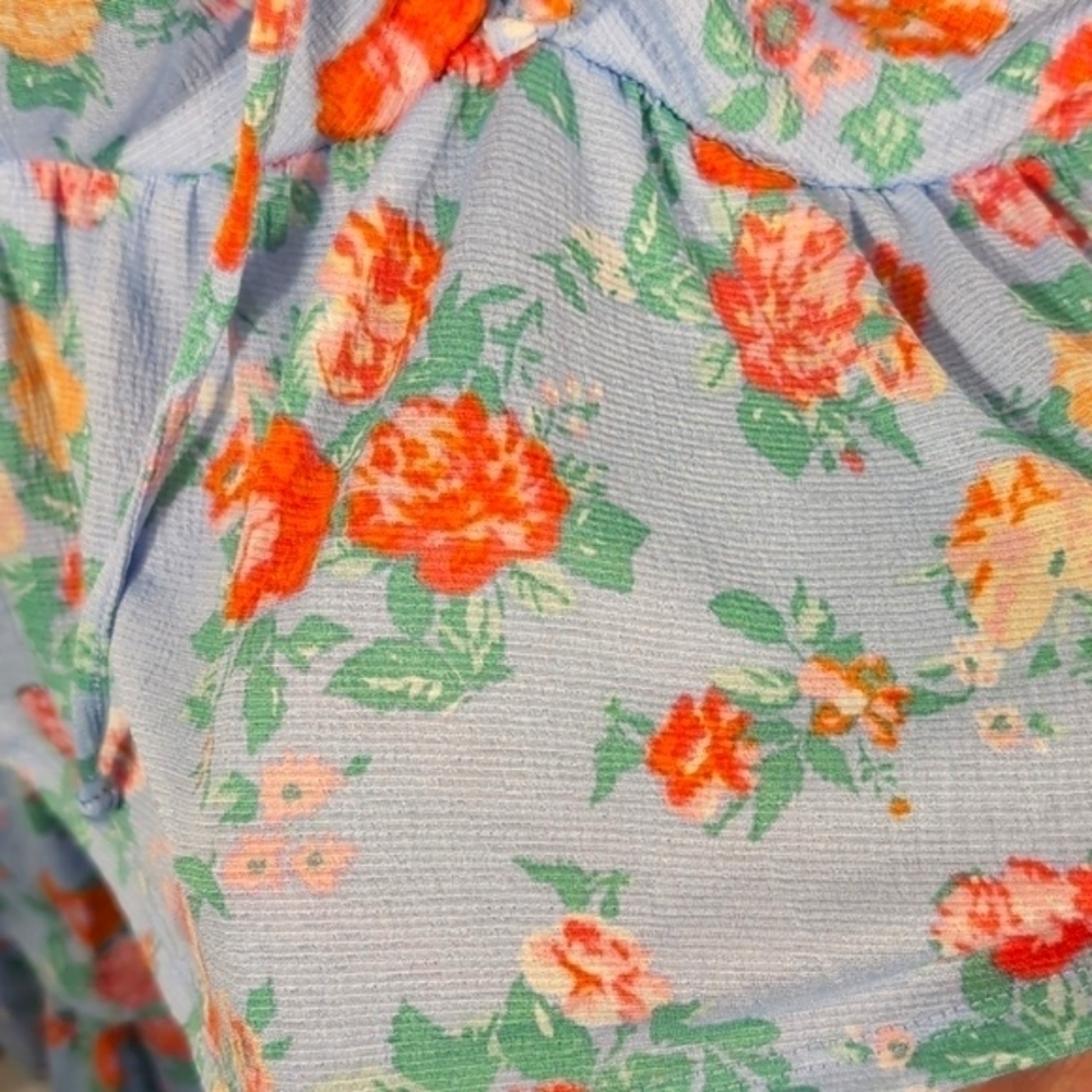 No boundaries flirty floral blue dress Size 3XL - Picture 7 of 12